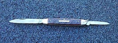 Vintage Fredrich Herder Abr. Sohn Solingen Germany 2 Blade Folding Knife • $24.99