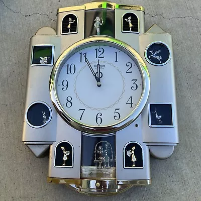 Rhythm Quartz Hourly Retired Musical Wall Clock Fairy Tale 4MH747 As Is • $49