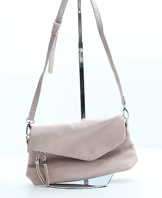 Accessorize Womens Pink Leather Crossbody Size Small • £5.50