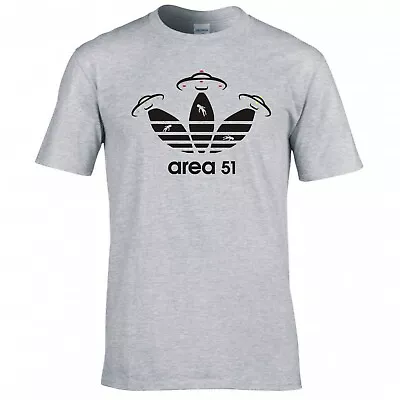 Funny Ufo Alien  Area 51 Logo  T-shirt • £12.99