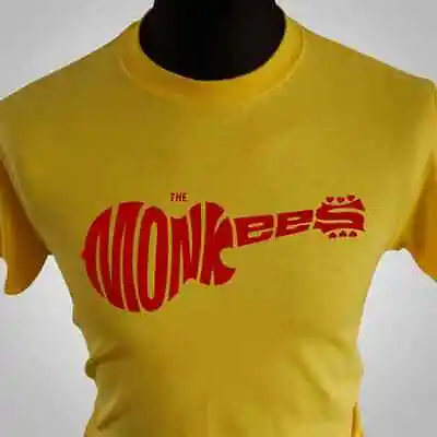The Monkees T Shirt Retro TV Comedy Music Band 1960's Yellow • $17.41