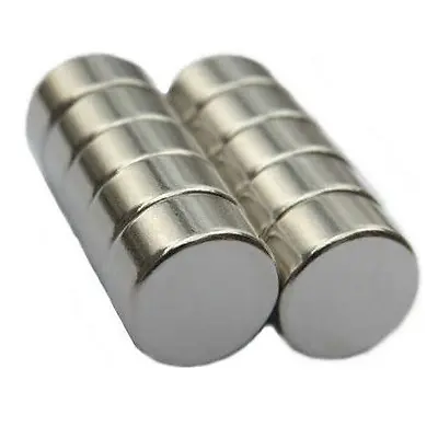 1/2 X 1/4 Inch Neodymium Disc Magnets Super Strong Rare Earth Magnet N48 • $9.99