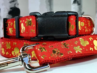 1  Mickey Mouse Dog Collar Martingale  Harness Or Leash • $20