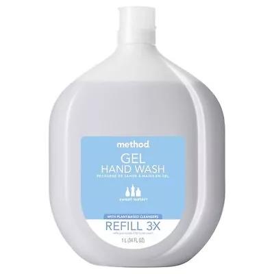 Method Sweet Water Scent Gel Hand Wash Refill 34 Oz Plant Based Cruelty Free • $18.99