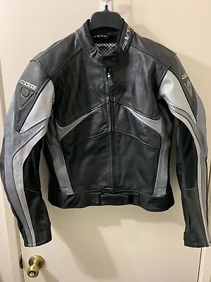 Revit Armored Leather Motorcycle Jacket  -  Euro 44 / US Small • $40