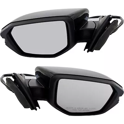 Set Of 2 Mirrors  Driver & Passenger Side Heated Coupe Sedan Left Right Pair • $294.77