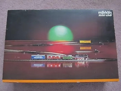 Marklin Z Gauge Freight Train With Power Pack Starter Set 8161. 1 Piece Missing. • £175