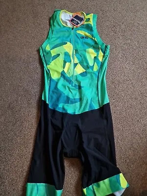 Mens Sleeveless Dhb Triathlon Bib Shorts Size Meduim • £35