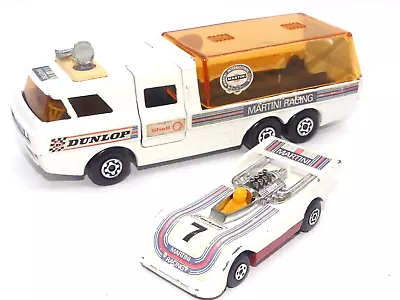 Matchbox Super Kings K-7 Racing Car Transporter'martini' With Racing Car • $90