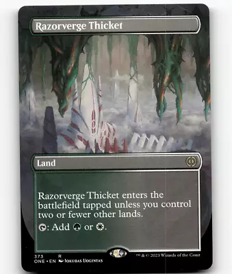 MTG Razorverge Thicket (Extended Art) 373 Regular Phyrexia: All Will Be Rare • $5.99