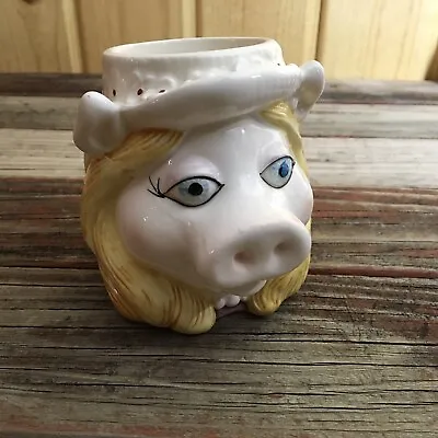 Muppet's Miss Piggy 3D Style Ceramic Coffee Cup Mug Vintage E3 • $5.99