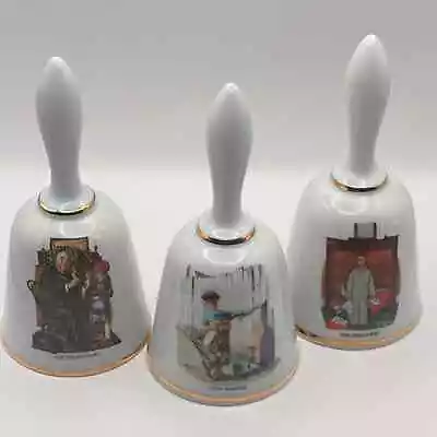 Norman Rockwell Bell Series 3 Danbury Limited Edition Norman Rockwell Bells • $27.98
