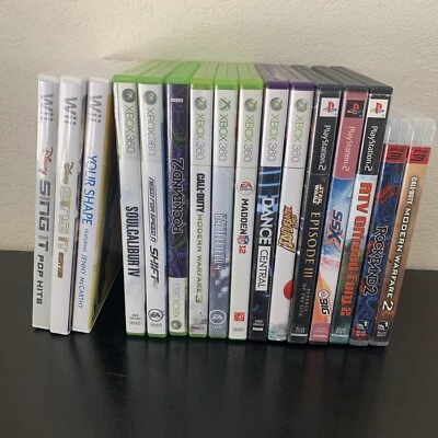 Xbox 360~nintendo Wii~playstation 2  Game Lot  - You Pick Choose • $7.99