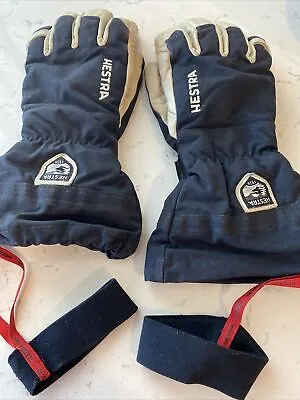 Hestra Army Leather Heli Ski Gloves Size 8 • $69.99