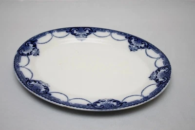£5 • Buy Soho Pottery Limited Cobridge Semi Porcelain 'Toronto Grey' 12  Serving Platter