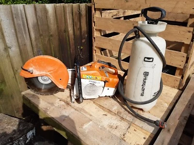 £245 • Buy Stihl TS400 Disc Cutter Mint Condition! + Husqvarna Dust Suppression Bottle