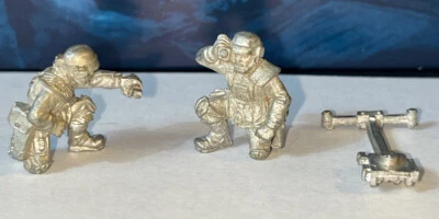 $19.99 • Buy 40k Imperial Guard Cadian Basilisk Crew/spotter Metal OOP Astra Militarium Lot#3