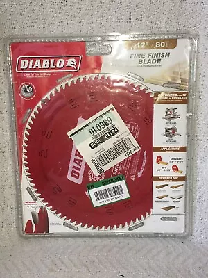 Diablo D1280X 12  80 Tooth Saw Blade Red Used In Original Package • $16.40