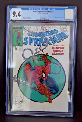 Amazing Spider-Man 301 (Marvel 1988) McFarlane CGC 9.4 White Pages!! • £95.01