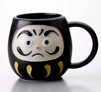 New 3inch Japan Exclusive Daruma Black Tea Cup Coffee Cup Black Porcelain  • $19.99