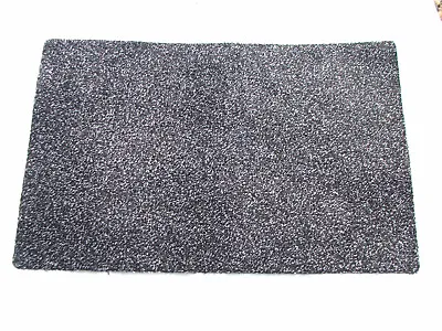 Microfibre Magic Door Mat Machine Washable Anti Slip 50 X 75cm Black • £6.99