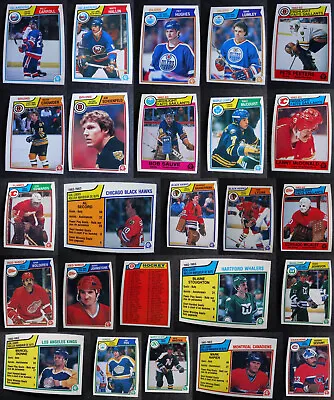 1983-84 O-Pee-Chee OPC Hockey Cards Complete Your Set U You Pick List 1-200 • $0.99