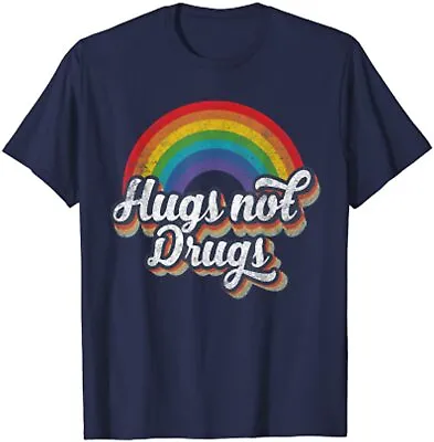 Narcotics Anonymous Hugs Not Drugs Aa Na Sobriety Unisex T-Shirt • $19.99