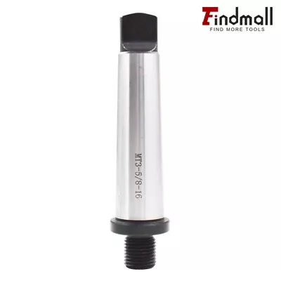 $8.73 • Buy Threaded Drill Chuck Arbor 3MT To 5/8 -16 Hardened Morse Taper MT3 Adapter
