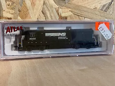 Atlas #49719 N Scale B23-7 Locomotive Norfolk Southern 4002 • £20