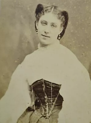 Marie Vernon? Paris Theatre Actress Opera Dancer CDV 1860/70s Photo Reutlinger • £14.95