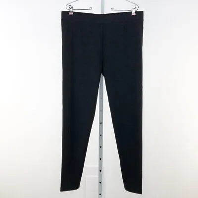 Vince Camuto Dark Gray Pull On Stretch Pants Sz L • $34