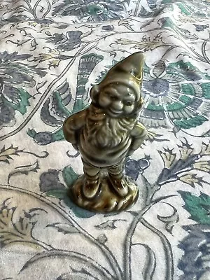 Vintage Lucky Leprechaun England Wade  2.75” Green Brown Figurine • $18