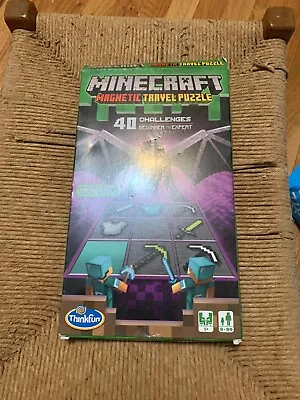 ThinkFun Minecraft Magnetic Travel Puzzle Complete • $12