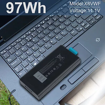 Replace X8VWF Battery For Dell Latitude 14 5404 5414 7404 7414 E5404 E7404 97Wh  • $25.59