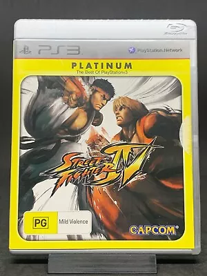 Street Fighter IV PS3 PlayStation 3 Sony PAL Complete • $9.50