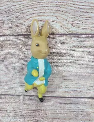 Vintage Eden Peter Rabbit Rubber Vinyl Figure Toy Crib Mobile Replacement 5  • $11.99