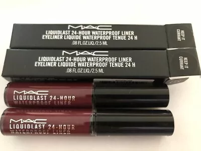 $34.99 • Buy 2 X MAC Liquidlast Liner ~ KEEP IT CURRANT ~ NEW IN BOX