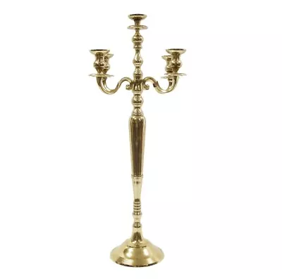 Gold Candelabra 5 Arm 100cm 1m Candle Holder Wedding Centrepiece • £54.99