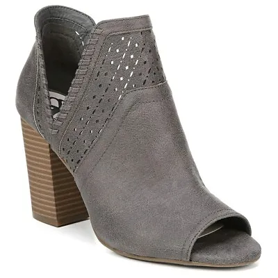 $109.97 • Buy Fergalicious By Fergie Huxley Booties Block Heel Peep Toe Sandals Women's Shoes