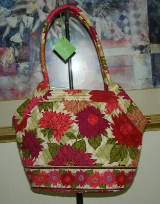 Vera Bradley Angle Tote Hello Dahlia! 11023-057 Purse Handbag Bag New With Tags • $69.99