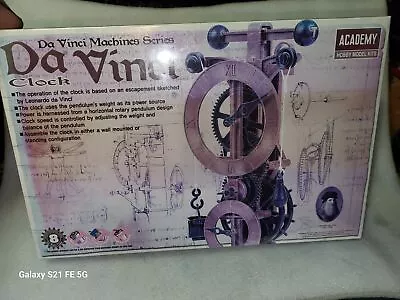 NOS Academy Da Vinci Mechanical Clock Model Kit #18150 • $9.99