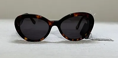 NWT! J. Crew Retro Cat Eye Sunglasses #J4752 Amber Tortoise One Size • $39.99