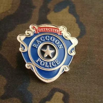 US Raccoon City Police Detective Metal Badge Shirt Lapel Pin Brooch  • $5.99