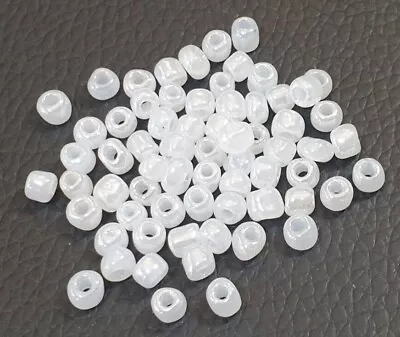 £2.99 • Buy Ceylon Pearl Glass Seed Beads COLOUR CHOICE 50g 11/0, 6/0, 8/0 2mm 3mm 4mm