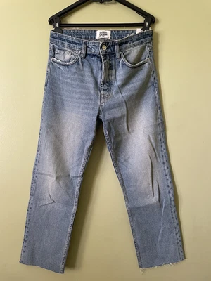 $19.44 • Buy Zara Hi-Rise Straight Leg Jean Size 6