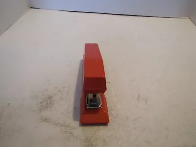 Vtg Faber-castell Fc-17 Red/orange Stapler Sweden Used Works • $14.99