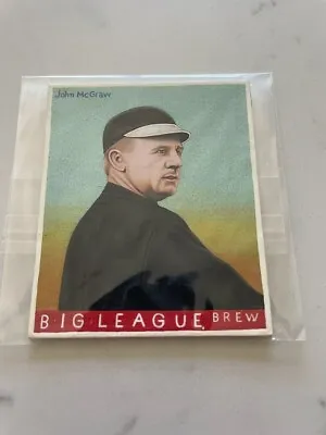 R319-Helmar BIG LEAGUE #70 John McGraw **ORIGINAL ART CARD** 1 Of 1 Proof Card • $300