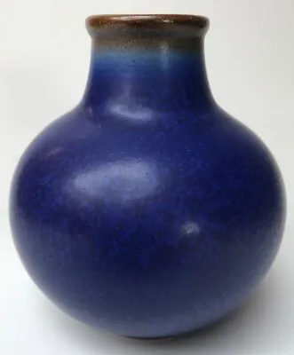 Vase Ball With Neck 0.65L Blue Brown | Vase Sphere With Neck 0.65L Blue Brown • £24.76