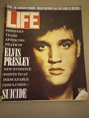 Vintage Elvis Presley On Cover Life Magazine June 1990 • $3.99