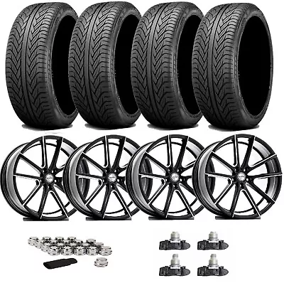 Fit Ford Mustang Alloy Wheel Tire Package Set New Offset Staggered 10 Spoke • $1495